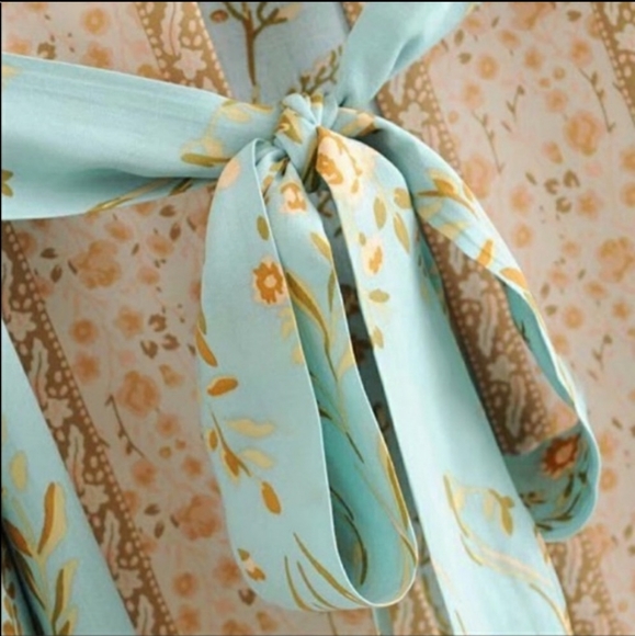 BOHEMIAN VINTAGE ROBE KIMONO - Picture 12 of 16